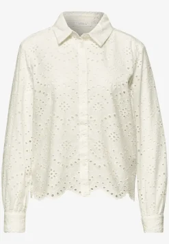 Blouse met lange mouwen en shiffleypatroon