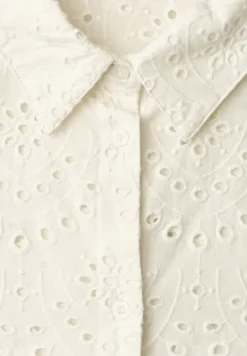 Blouse met lange mouwen en shiffleypatroon