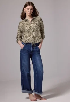 Blouse met leopatroon