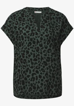 Blouse met leopatroon