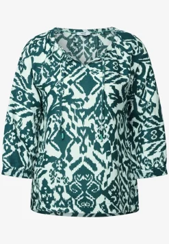 Blouse met linnen inhoud