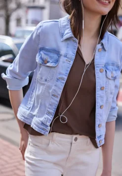 Blouse met losse schouders en gespleten hals