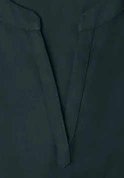 Blouse met losse schouders en gespleten hals