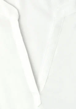 Blouse met losse schouders en gespleten hals