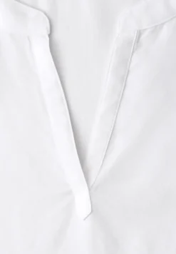 Blouse met losse schouders en gespleten hals