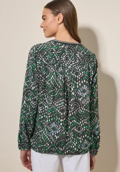 Blouse met meerkleurige print