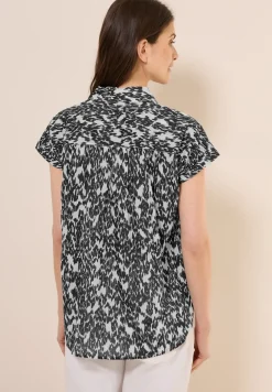 Blouse met minimale print