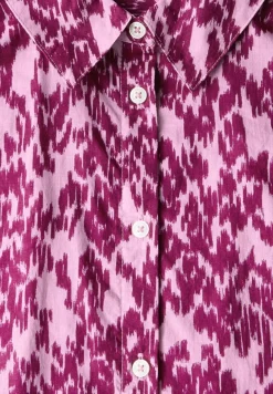 Blouse met minimale print
