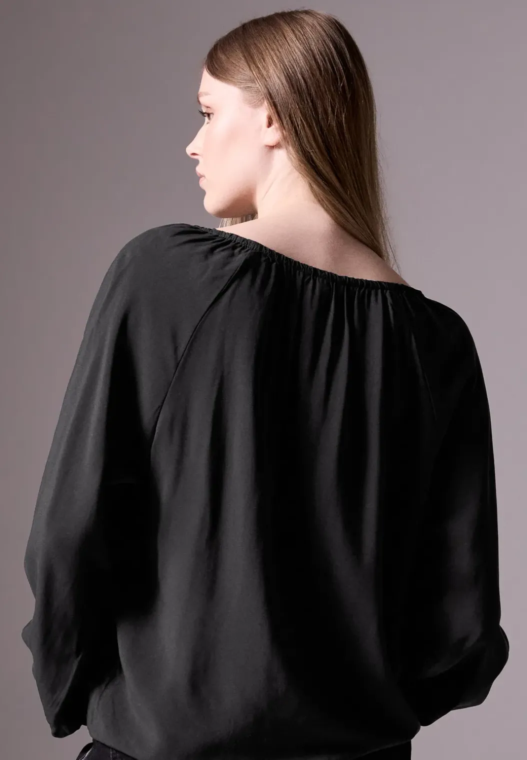 Blouse met plooien