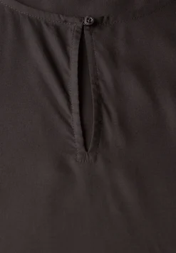 Blouse met ronde hals en uitsnijding