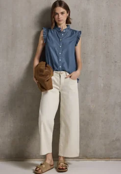 Blouse met ruches