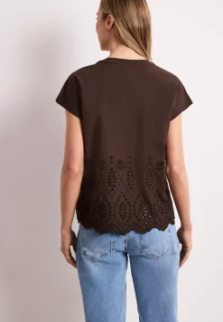 Blouse met Shiffley-patroon