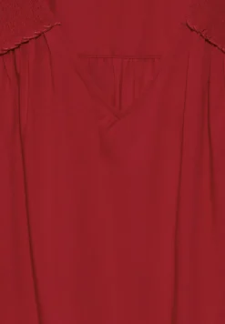 Blouse met smokdetail