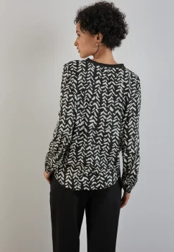 Blouse met tape details