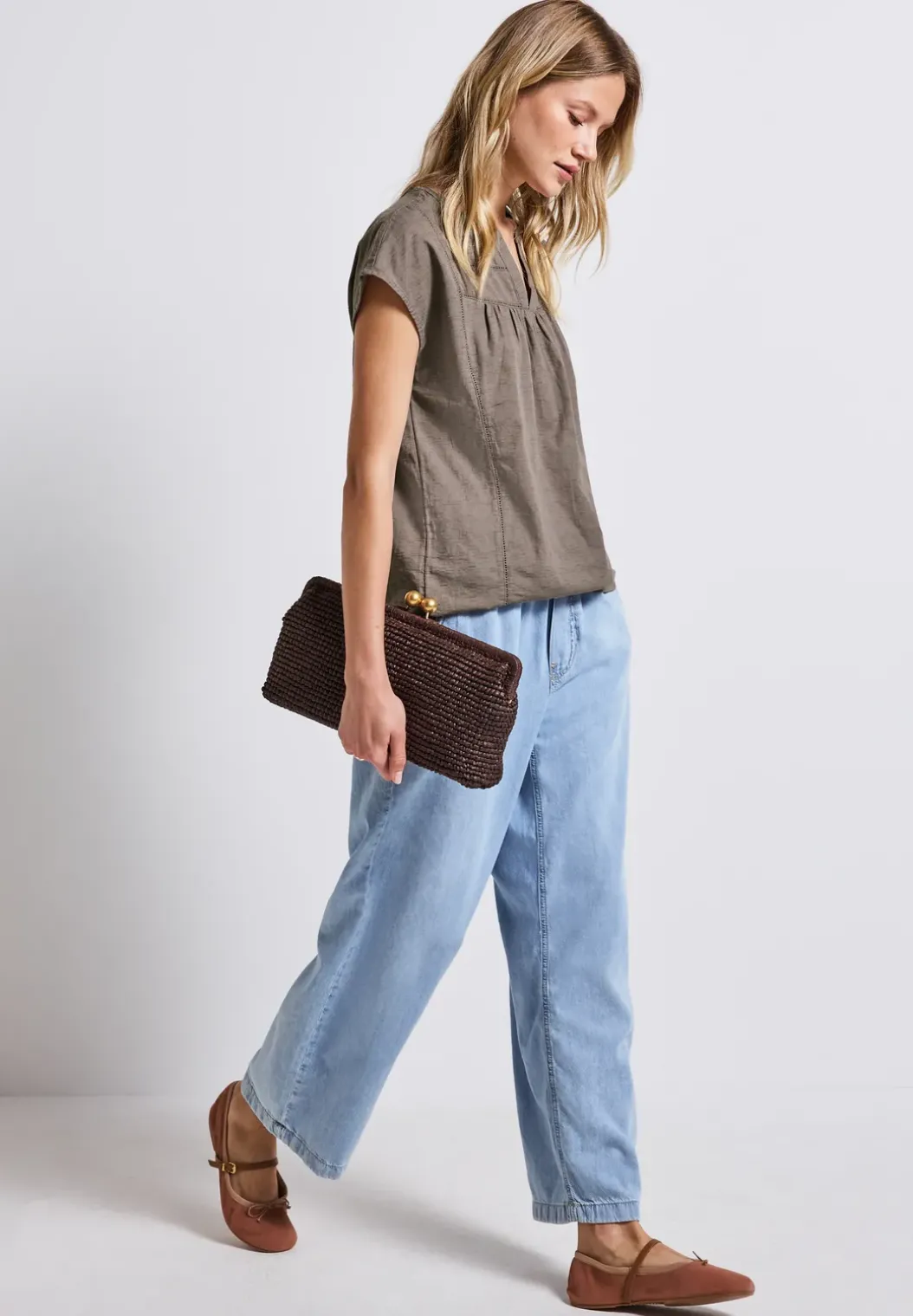 Blouse met tape details