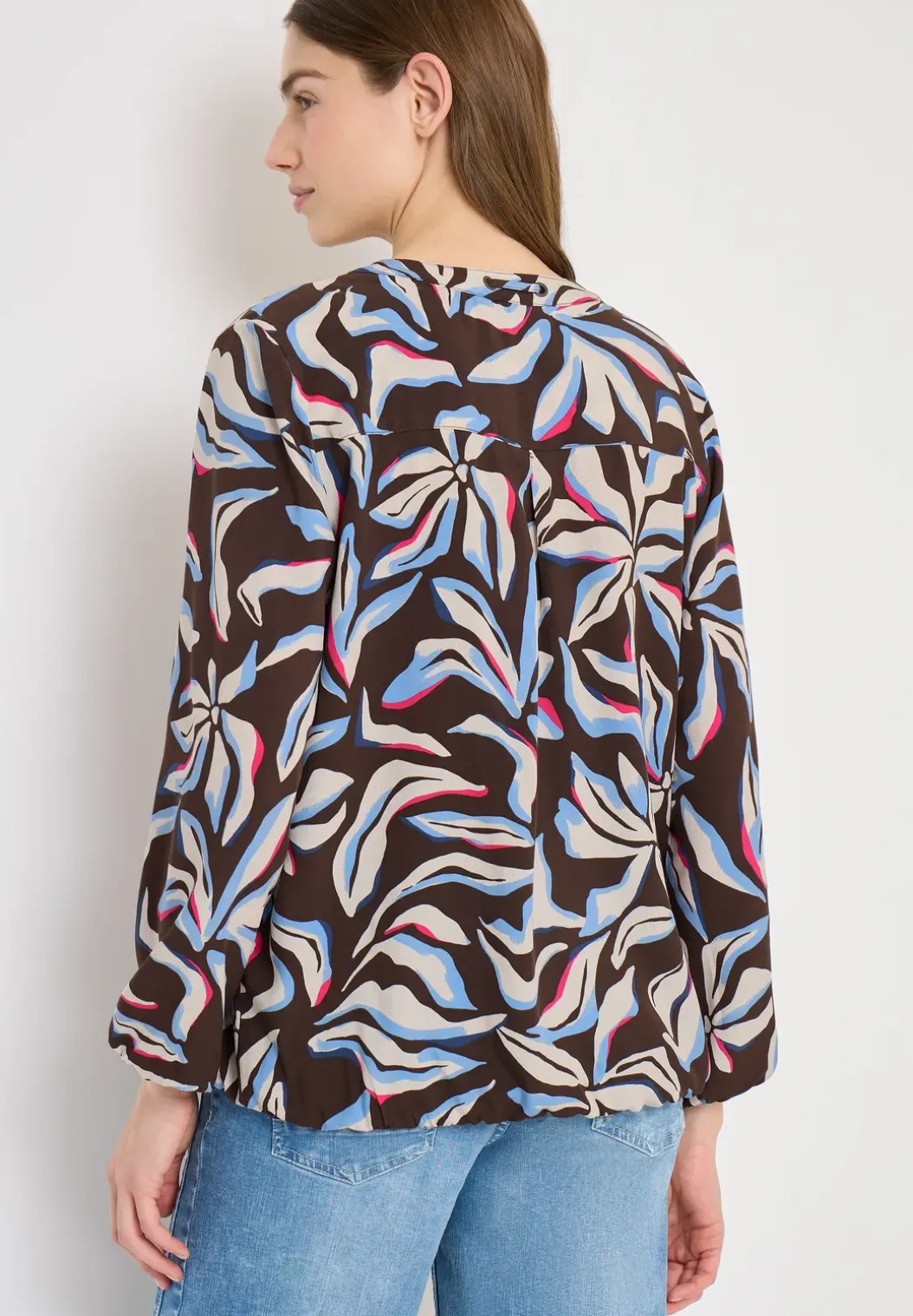 Blouse met touwtjes