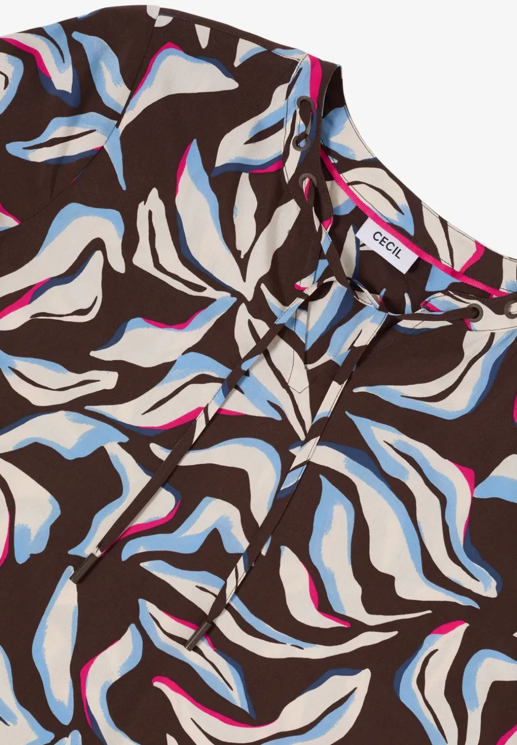 Blouse met touwtjes