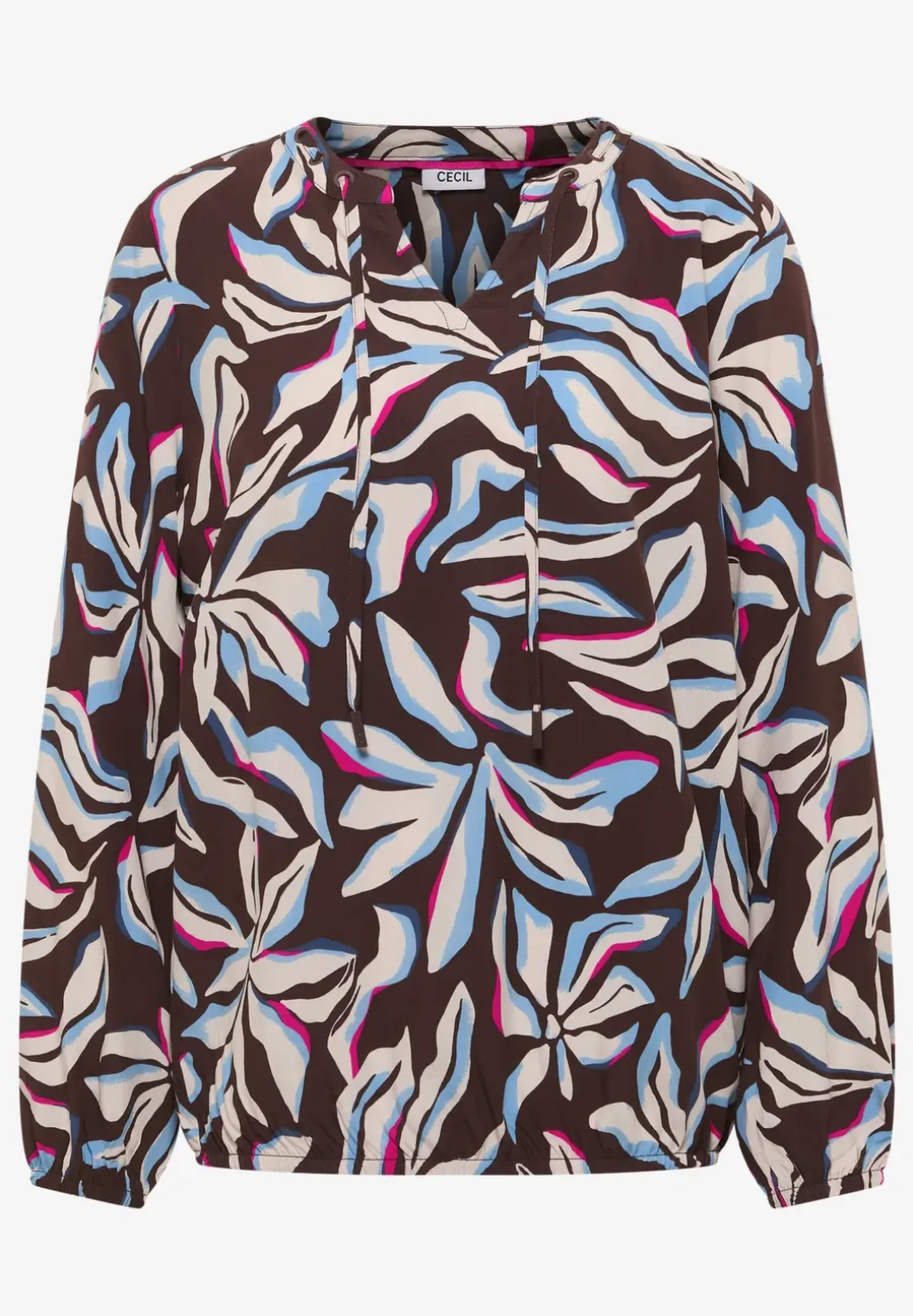 Blouse met touwtjes