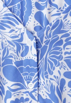 Blouse met V-hals en bloemenpatroon