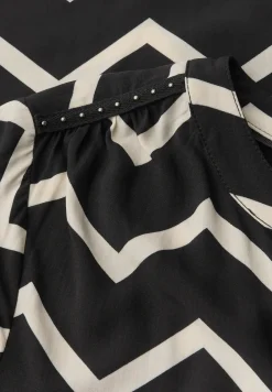 Blouse met zigzagpatroon