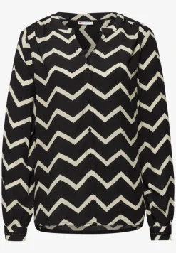 Blouse met zigzagpatroon