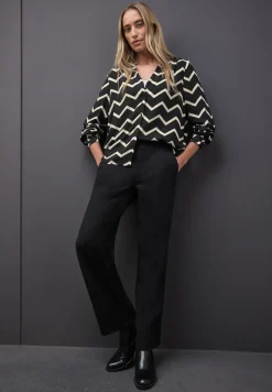 Blouse met zigzagpatroon
