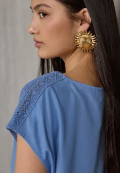 Blouse shirt met kant
