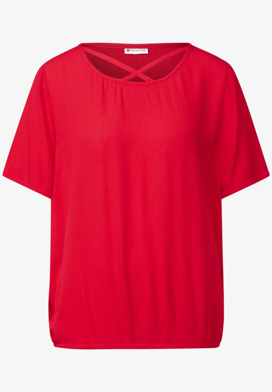 Blouse shirt met lintdetail