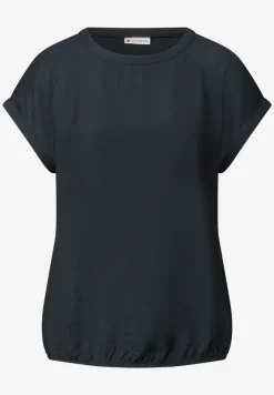 Blouse shirt met mesh detail