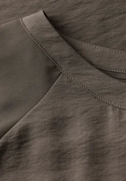 Blouse shirt met mesh detail