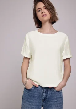 Blouse shirt met splitten