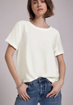 Blouse shirt met splitten