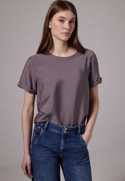 Blouse shirt met splitten