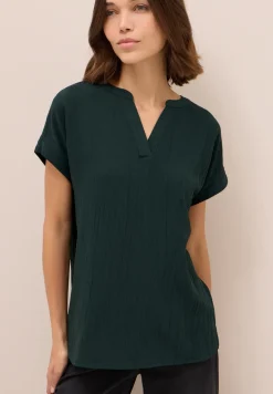 Blouse shirt met textuur