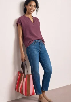 Blouse shirt van mousseline
