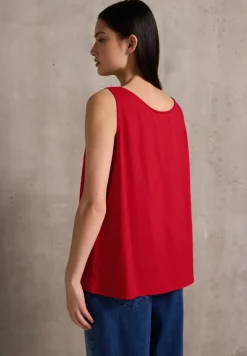 Blouse top met knoopdetail