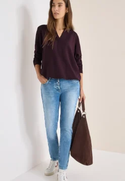 Blouse in effen kleur