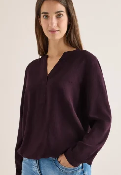 Blouse in effen kleur