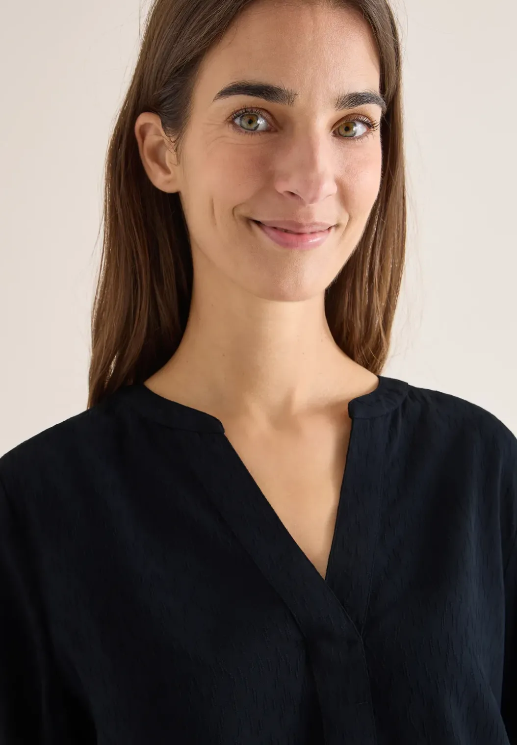 Blouse in effen kleur