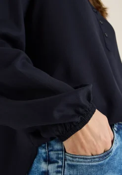 Blouse in effen kleur