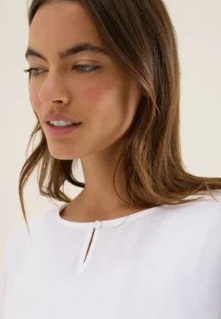Blouse in effen kleur