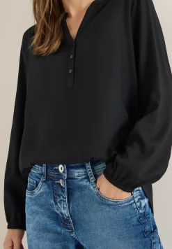 Blouse in effen kleur