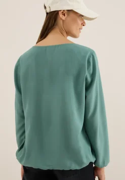 Blouse in effen kleur