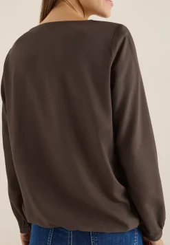 Blouse in effen kleur