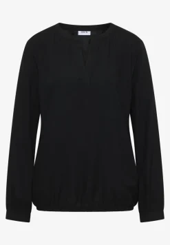 Blouse met gespleten hals