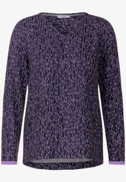 Blouse met onopvallende print