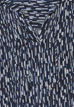 Blouse met smokdetail