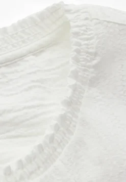 Blouse met smokdetail