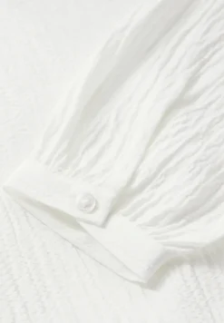 Blouse met smokdetail
