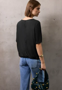 Blouseshirt met elastische zoom
